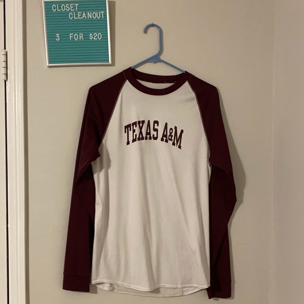 3for$20 long sleeve Texas a&m active shirt